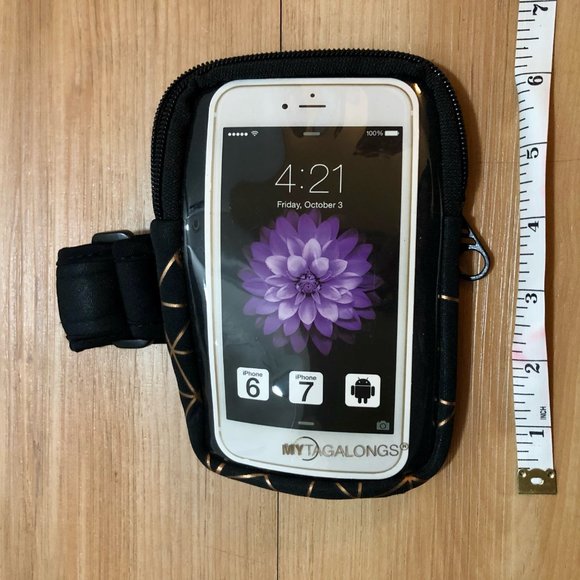 MY TAGALONG Black and Gold Arm Band, Running Exercise - NEW - Picture 7 of 9